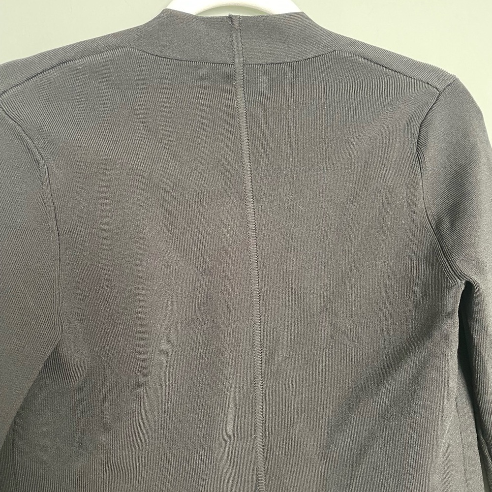 MM Lafleur "Sant Ambroeus" Jardigan Black Cropped Open Front Cardigan Jacket - Picture 10 of 17